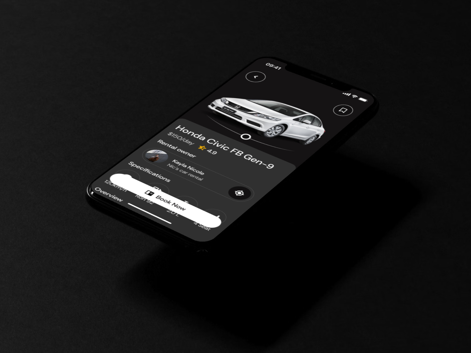 AVIS - Car Rental | Redesign app car dark design figma interface ios mobile mobile app redesign rent ui uiux ux