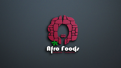 Afro Food Logo (Mabuyu) 3d branding design graphic design illustrator logo logo design minimal vector