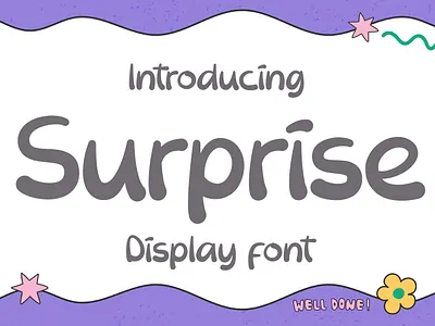 Surprise Display font