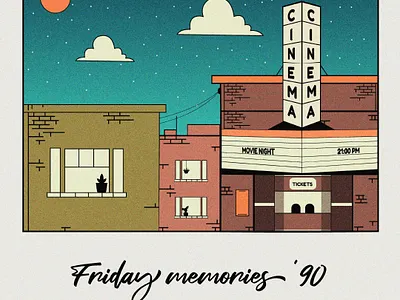 Friday memories adobe design graphic design illustration illustrator vector