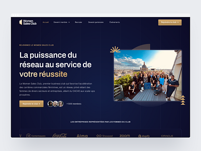 Women Sales Club - Webflow Development ui web design