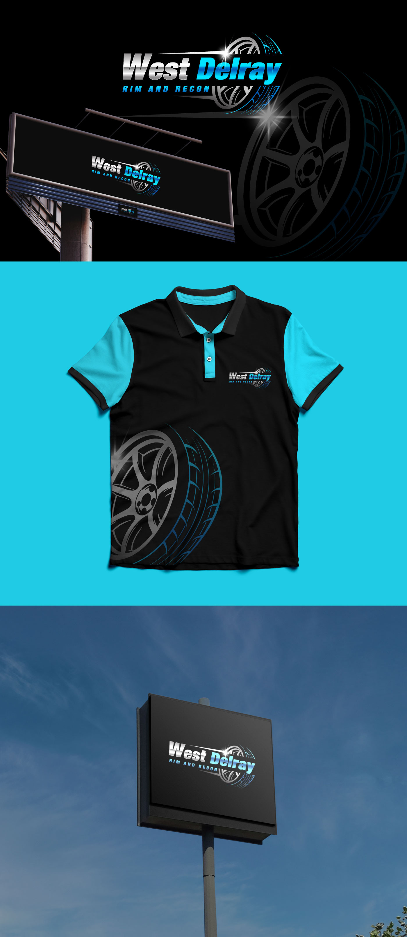 Wheel Repair and Reconditioning Company Logo business logo design reconditioning repair service wheel