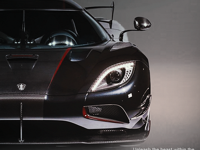 KOENIGSEGG AGERA R | POSTER agera branding car custom design graphic design hypercar koenigsegg koenigsegg agera logo poster speed