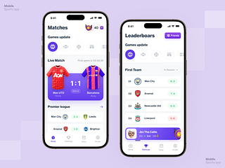 Browse thousands of Sports App images for design inspiration | Dribbble