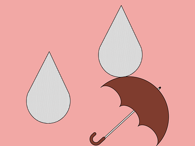 Umbrella and heavy rain rain umbrella