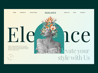Elegance: Modern Fashion UI design ecommerce elegance fashion style ui uiux