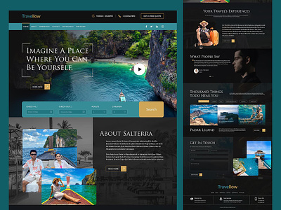 Web Design For Tourists tourism website templates