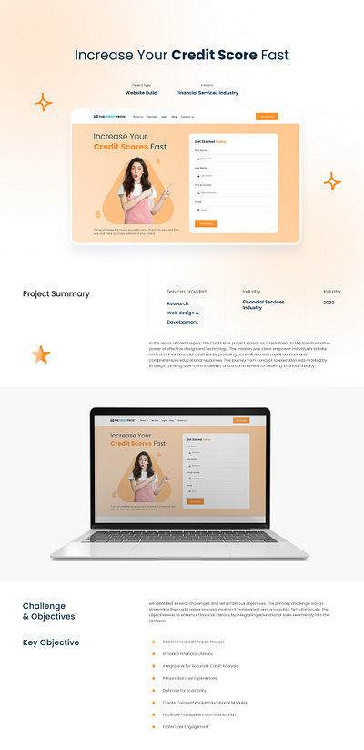 The Credit Pros Transformation - An Elementor Case Study case studies elementor elementor case study elementor website figma to elementor ui user experience design user interface design ux ux ui ux ui design web design website wordpress wordpress case study wordpress website wordpress website design