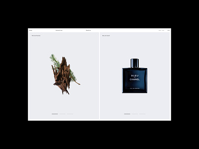 Product carousel, ingredients&perfume carousel clothingretail design designinspiration digitalstore ecommercedesign fashion fashionappdesign minimal minimalistic mobileux onlineshoppingux perfume uidesign uxdesign webdesign whitespace