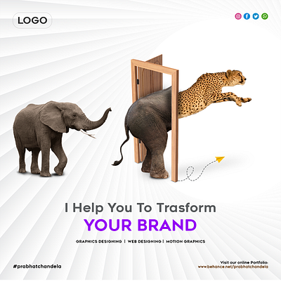 TRANSFORM YOUR BRAND branding graphic design