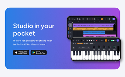 Akord - Digital Audio Workstation - mobile app android app app store application audiovisual daw design digital interface ios mobile app music piano product design studio ui user interface uxui