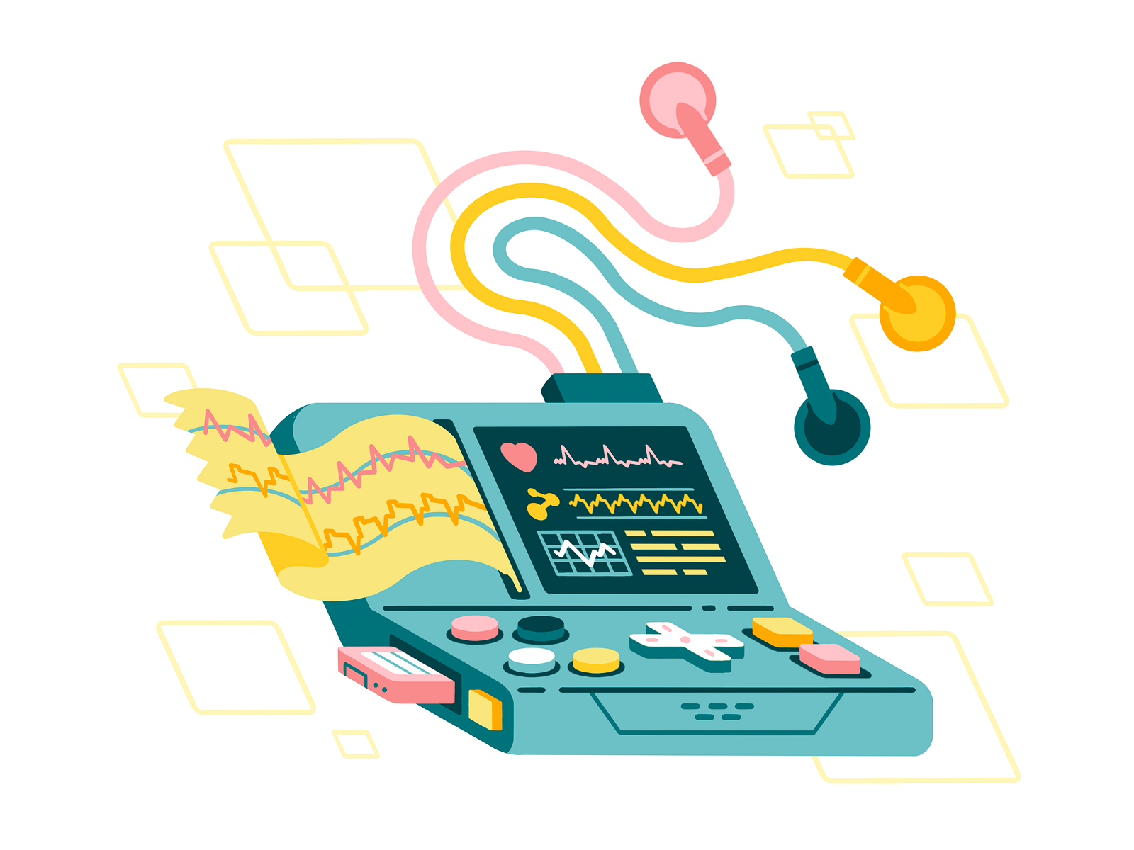 Electrocardiograph by Thierry Fousse on Dribbble