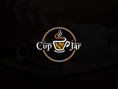 Cup N Tea Logo branding chaicup logo cup logo graphic design illustrator jarlogo logo design tea logo vintage style chai logo
