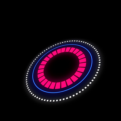 NUD animation. Pink/Blue after effects animation graphic design vector
