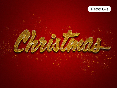 Christmas Gold Glitter Text Effect christmas design download effect festive foil free freebie glitter gold golden new year pixelbuddha psd shiny sparkling template text winter xmas