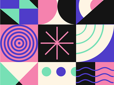 Abstract Patterns #Daily UI Challenge Prompt Recreation ui