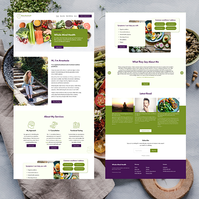 Health & Nutrition Squarespace Template londonbasedwebsitedesigner squarespace squarespace designer squarespace templates website design