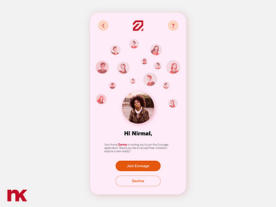 App Invitation Screen - Daily UI Design #47 challenge daily design invitation ui