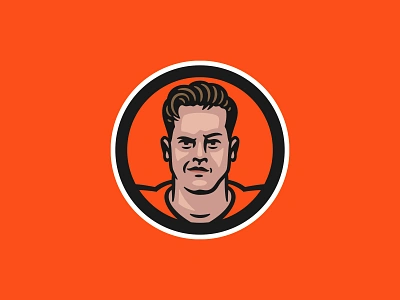 Joe Burrow cincinnati cincinnati bengals design football illustration joe burrow nfl ohio sports sports branding vector