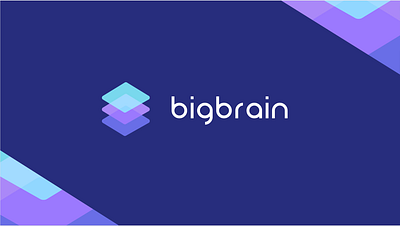 bigbrain identity brand identity layers logo technology