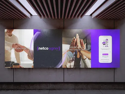 Netco Signer: Empowering Moments advertising app branding campaing growth marketing logo marketing ui ux web