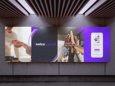 Netco Signer: Empowering Moments advertising app branding campaing growth marketing logo marketing ui ux web