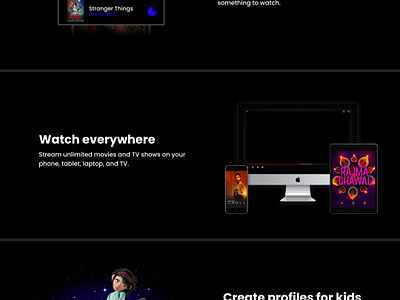 Netflix Landing Page Redesign graphic design landing page netflix landing page ui website design website landing page