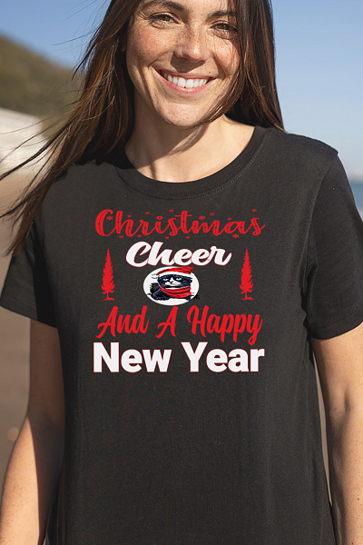 Christmas T shirt design custom custom design graphic design logo t shirt design typography