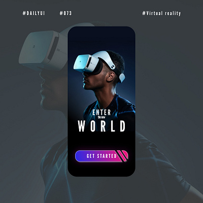 DailyUI Day073 - Virtual reality appdesign dailyui dailyui073 dailyuichallenge design feedbackwelcome figmadesign keepgoing keepgrowing learning mobileappdesign thankyou ui uidesign uiux uiuxdesigner userexperiencedesigner userinterfacedesign virtualreality vr