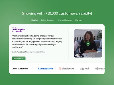 Testimonials Section client review clients green green ui landing page landing page section section testimonial testimonial section testimonials testimonials section ui ui design