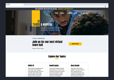 Healthcare Campaign Content Hub content hub product design ui design ux design visual design website design