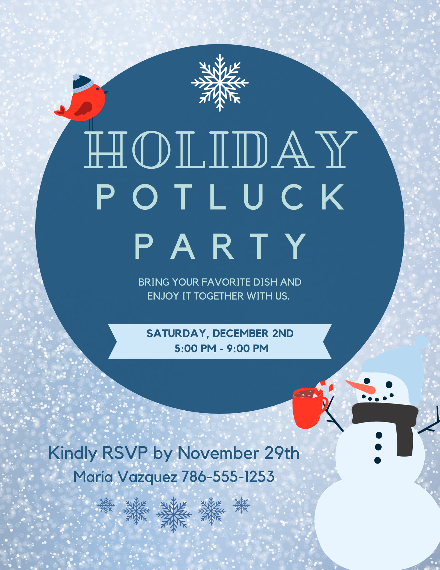Holiday Party Flyer