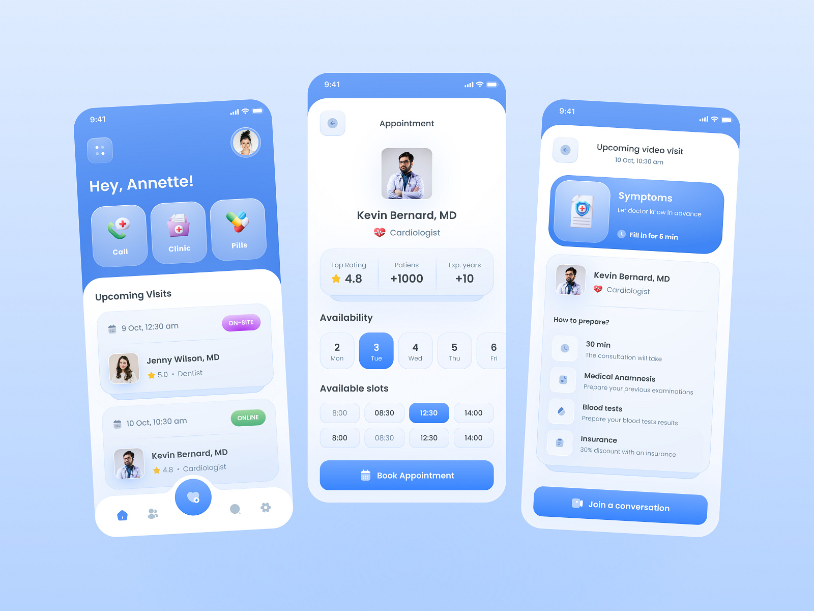 Telemedicine App Concept by The Department on Dribbble