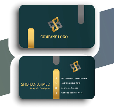 Designing Success: The Art of Crafting a Striking Business Card address best branding card company corporate design golden graphic design gray icon logo message minimal mockup name stationery style symbol trend