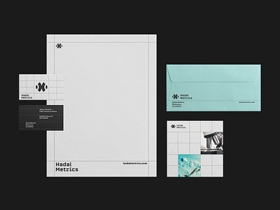 Hadal Metrics Brand Identity Exploration brand identity branding design graphic design layout print design science stationery