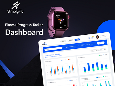 Fitness Progress Tacker Application branding design ux web