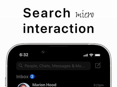 Search Micro Interaction animation app interaction ios mobile motion graphics product prototype ui