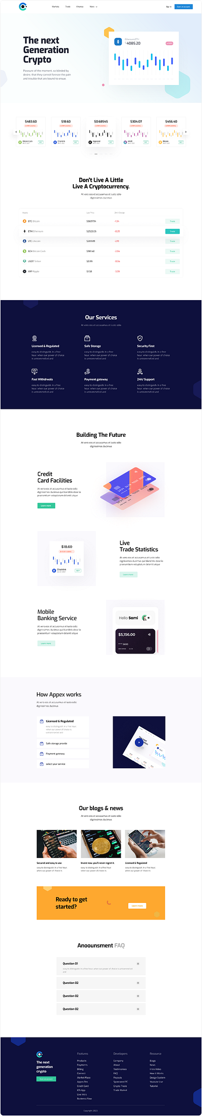 Alpha Crypto Landing page 🌏 ₿ ₿ ₿ crypto landing page landing page