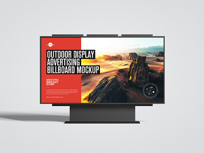 Free Advertising Billboard Mockup display mockup