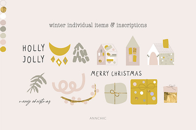 Christmas Decorations clipart abstract art artistic cartoon childish christmas clipart decor design holy joly illustration kids logo postcard poster winter