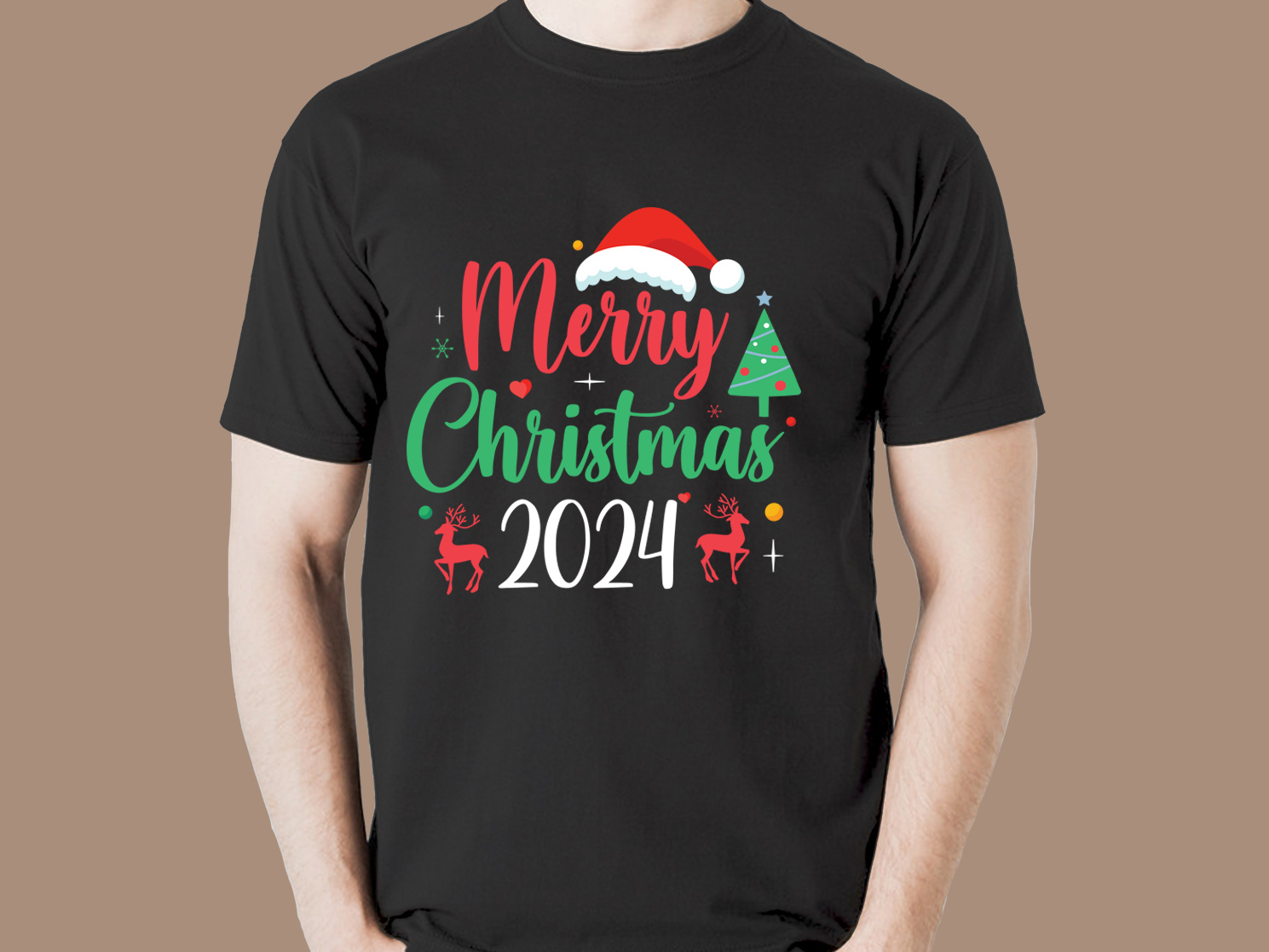 Merry christmas 2024 tshirt design by Mamun Sarder on Dribbble