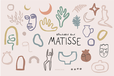 Abstract pottery art abstract artistic bohemian boho branding brush design floral graphic design hand drawn icon illustration logo matisse pottery texture