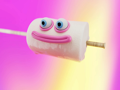Marshmallow 3d animation cinema4d