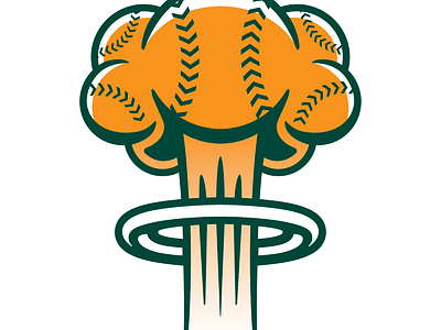 Las Vegas Atomics as athletics baseball design las vegas logo mlb nevada oakland sports