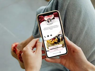 Cartão de visita digital - Confeiteira cartão de visita cartão de visita digital design figma interatividade ui uxui