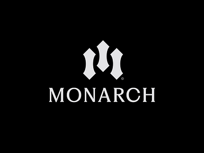 Monarch branding clothing design graphic design logo logotype luxury minimal mockups typography ui ux visual identity