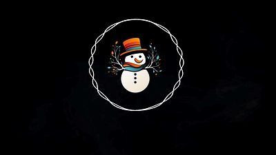 Modern Personal Snowman Logo 3d 3d logo ai brand branding design design logo digital art graphic design illustration image images images for website logo logo illustration logos snowman snowman logo