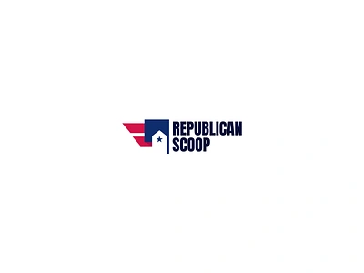 Republican Scoop america blue flag logo red republicans star vote