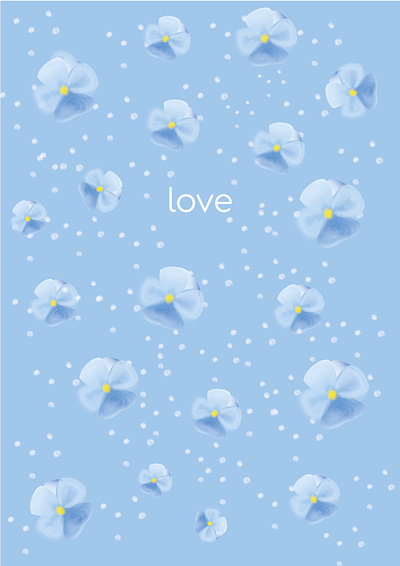 Love abstract card cute design illustration vector