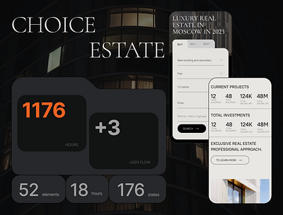 Luxury Real Estate design figma real estate ui ux web web design